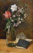 Anna Munthe-Norstedt Still Life with Spring Flowers oil on canvas